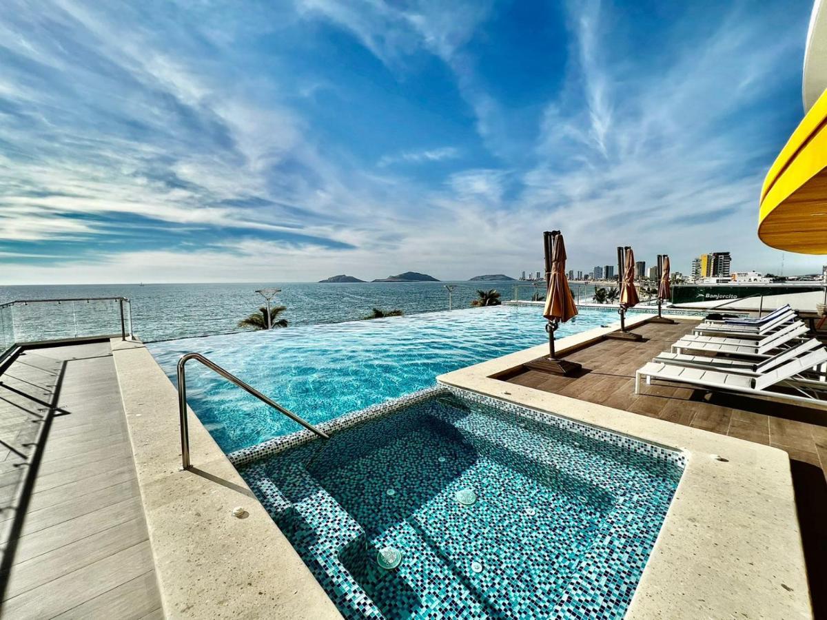 Sunset View Malecon 1402 Vista Panoramica Al Mar Apartment Mazatlan Exterior photo